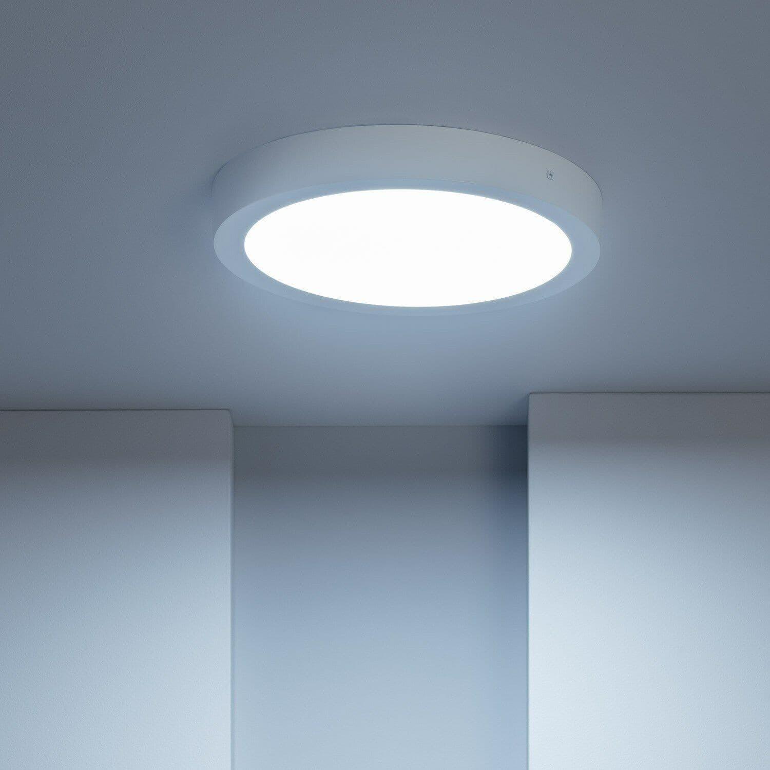 PANNELLO 40x40 PLAFONIERA LED Cm ROTONDO QUADRATO 36W DA ESTERNO - 4