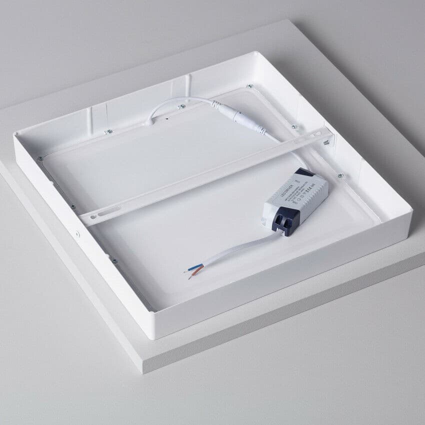 PANNELLO 40x40 PLAFONIERA LED Cm ROTONDO QUADRATO 36W DA ESTERNO - 6