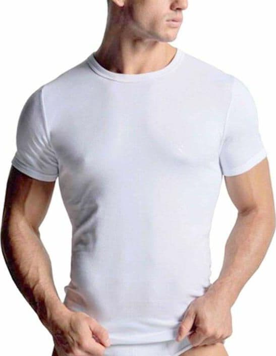 Maglia Intima Uomo In Caldo Cotone Mezza Manica Girocollo - Navigare - 1