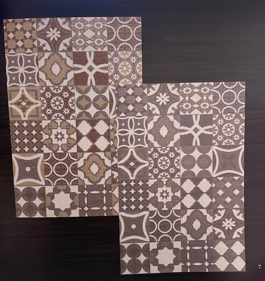 Tappeto Tile Retrogommato Antiscivolo - Karì - 4