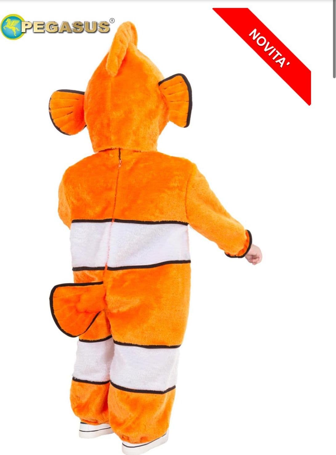 COSTUME CARNEVALE PESCIOLINO UNISEX DA 0 A 36 MESI - PEGASUS PE0005 - 2