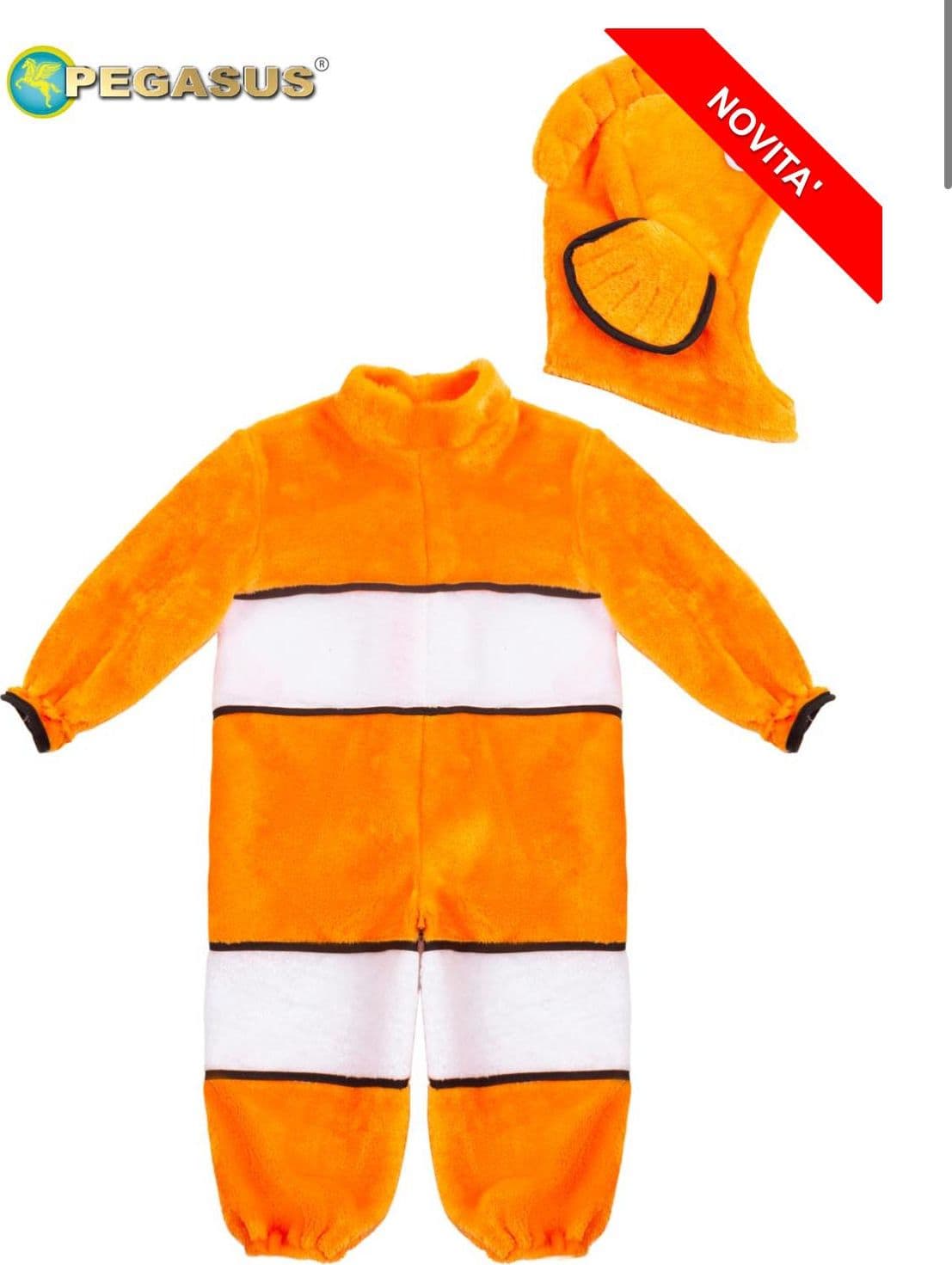 COSTUME CARNEVALE PESCIOLINO UNISEX DA 0 A 36 MESI - PEGASUS PE0005 - 3