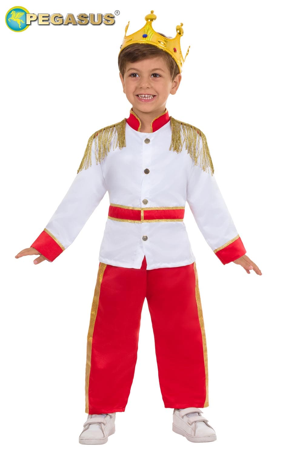COSTUME CARNEVALE PRINCIPE EREDITARIO BABY DA 3-6 ANNI - PEGASUS 0773 - 6