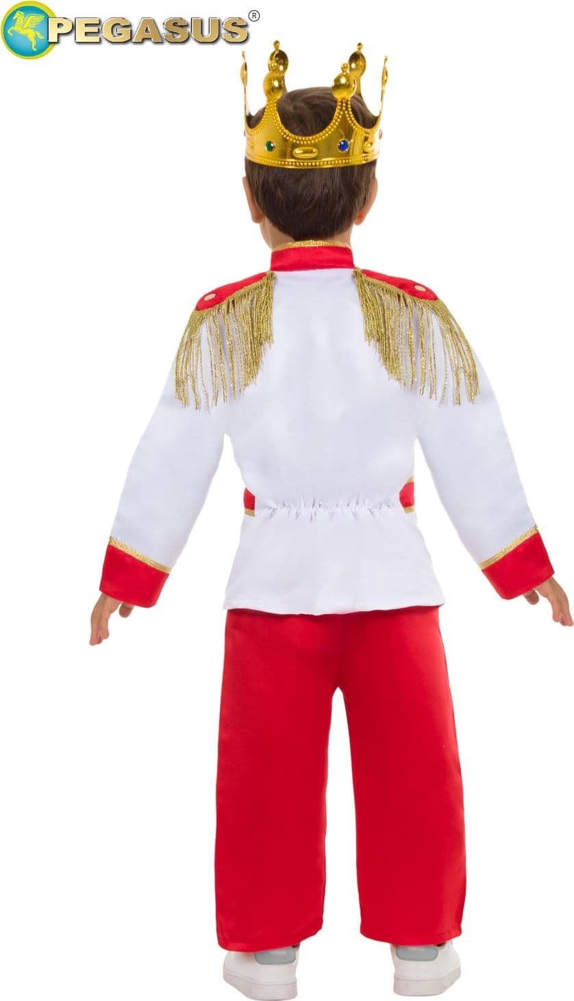 COSTUME CARNEVALE PRINCIPE EREDITARIO BABY DA 3-6 ANNI - PEGASUS 0773 - 3