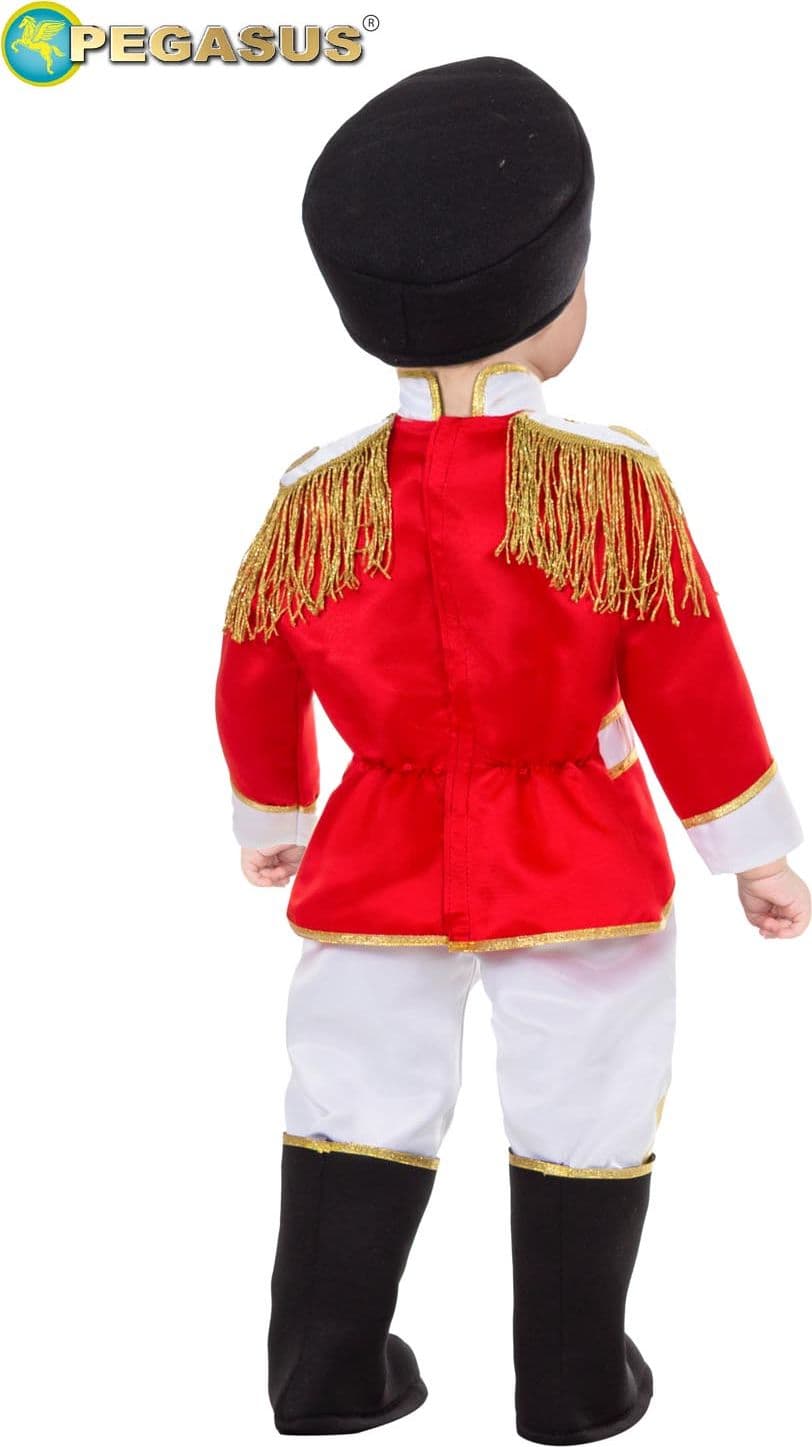 COSTUME CARNEVALE SOLDATINO (SCHIACCIANOCI) NEONATO DA 10 A 36 MESI - PEGASUS 2120 - 2