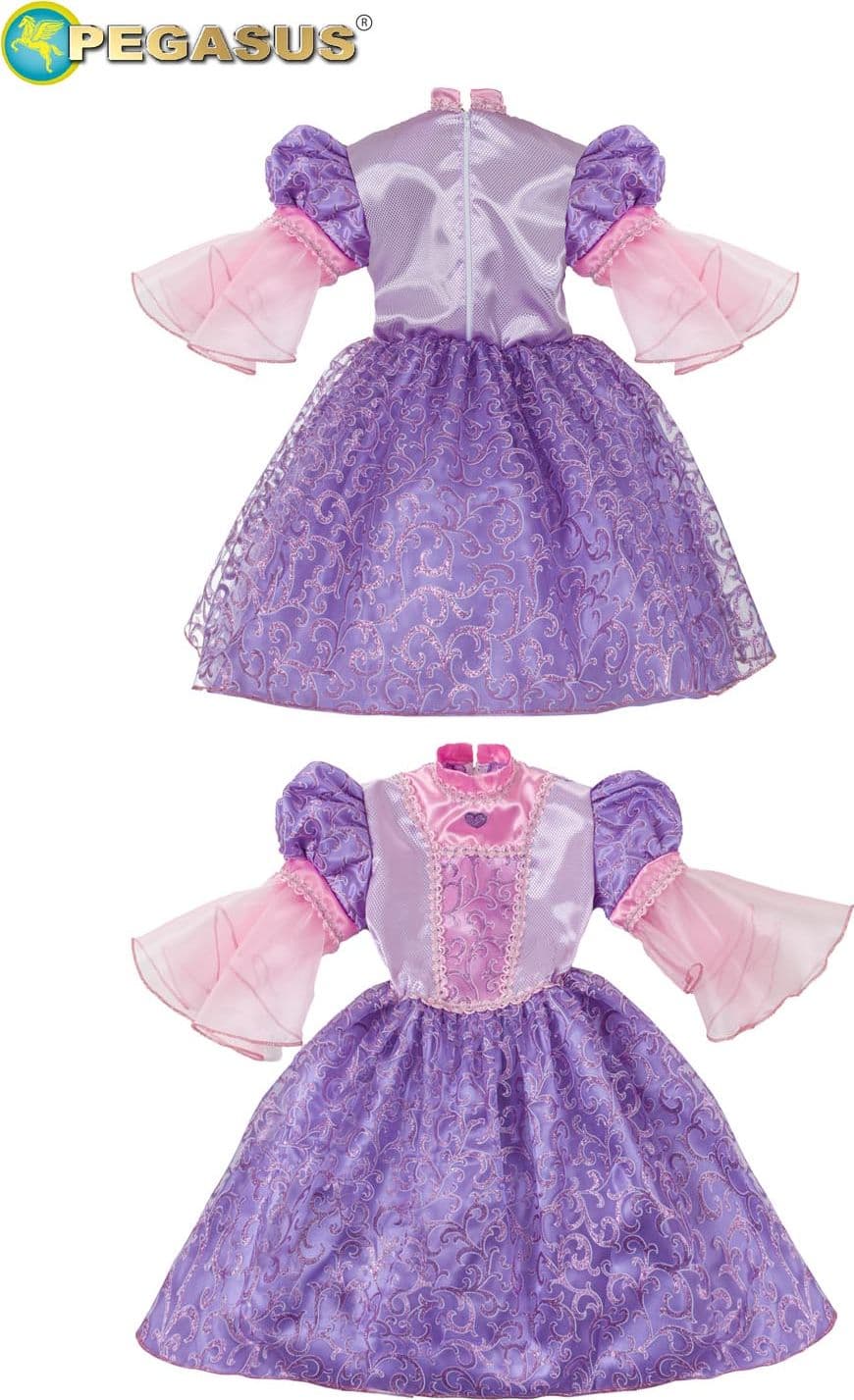 COSTUME CARNEVALE PRINCIPESSA RAPERONZOLO NEONATA DA 10 A 36 MESI - PEGASUS 2108 - 2