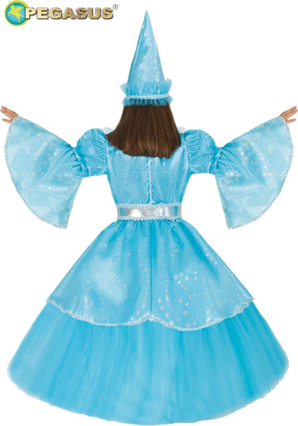 COSTUME CARNEVALE  FATINA DI PINOCCHIO BIMBA DA 5 A 11 ANNI - PEGASUS 1170 - 4