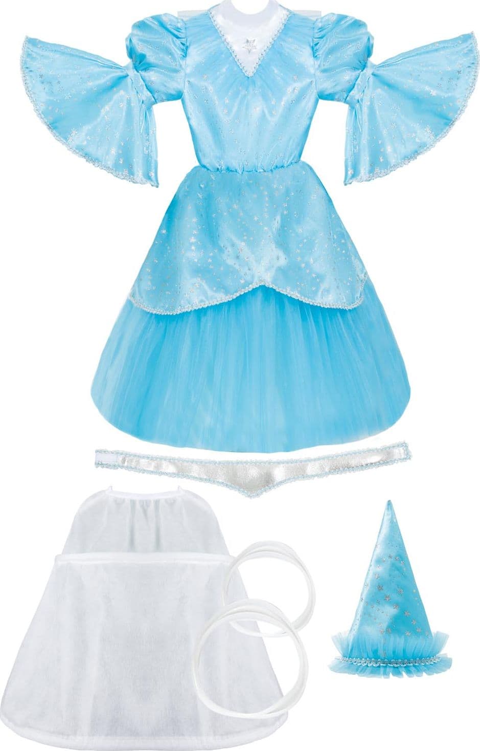 COSTUME CARNEVALE  FATINA DI PINOCCHIO BIMBA DA 5 A 11 ANNI - PEGASUS 1170 - 5