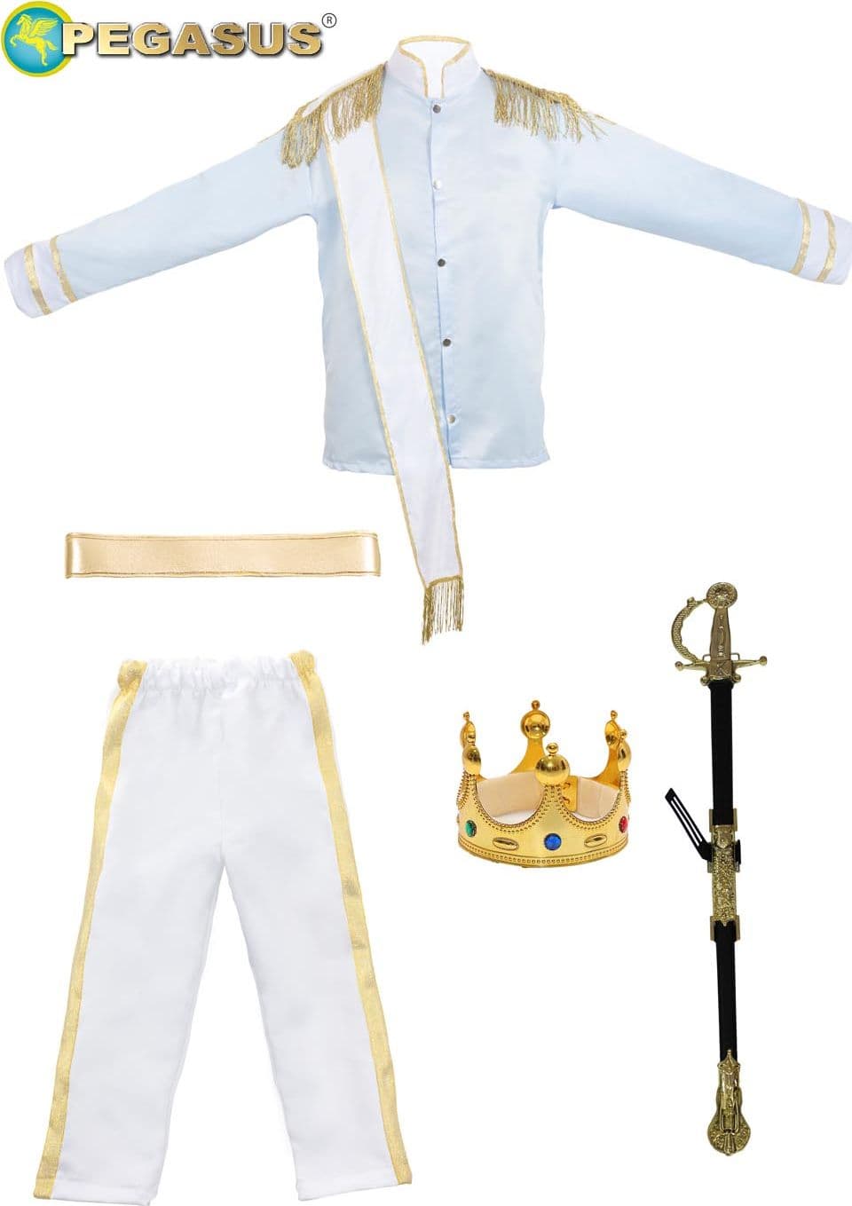 COSTUME CARNEVALE PRINCIPE DA ADULTO - 4