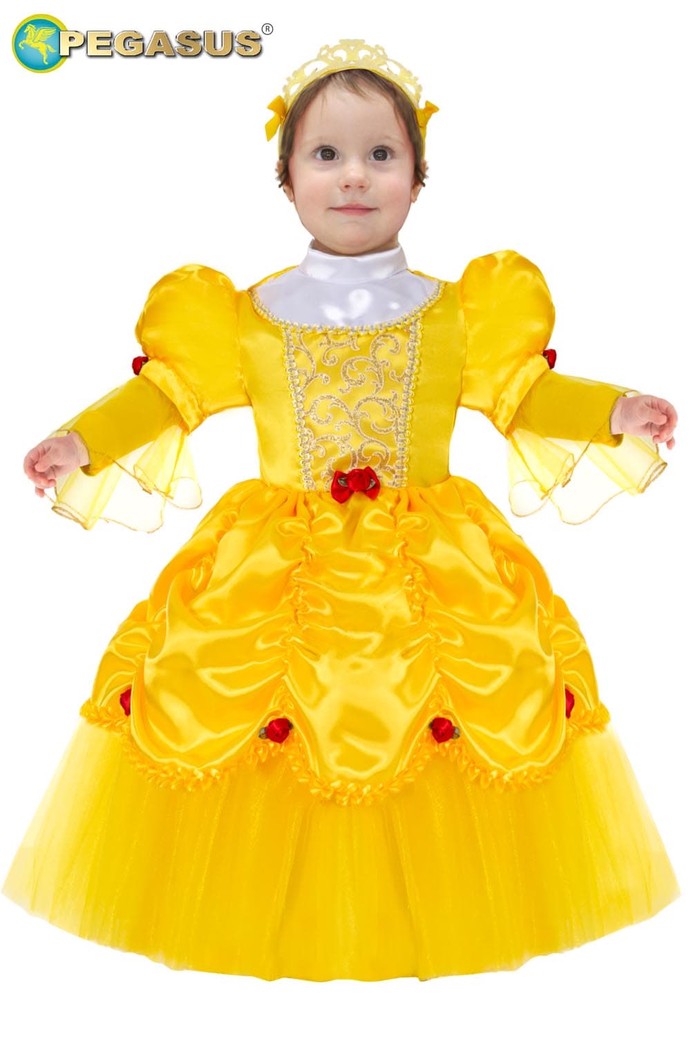 COSTUME CARNEVALE PRINCIPESSA "BELLE" NEONATA  DA 10 A 36 MESI - PEGASUS 2111 - 5