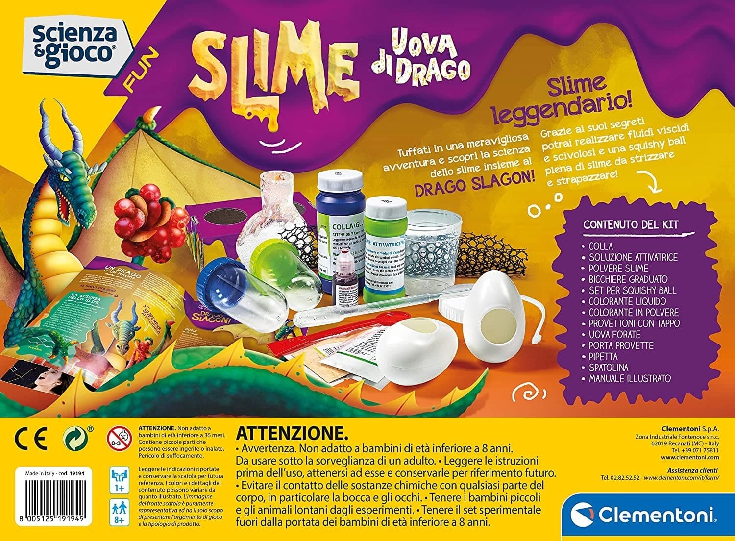 Clementoni - Scienza e Gioco Slime Mania 19194 - 3
