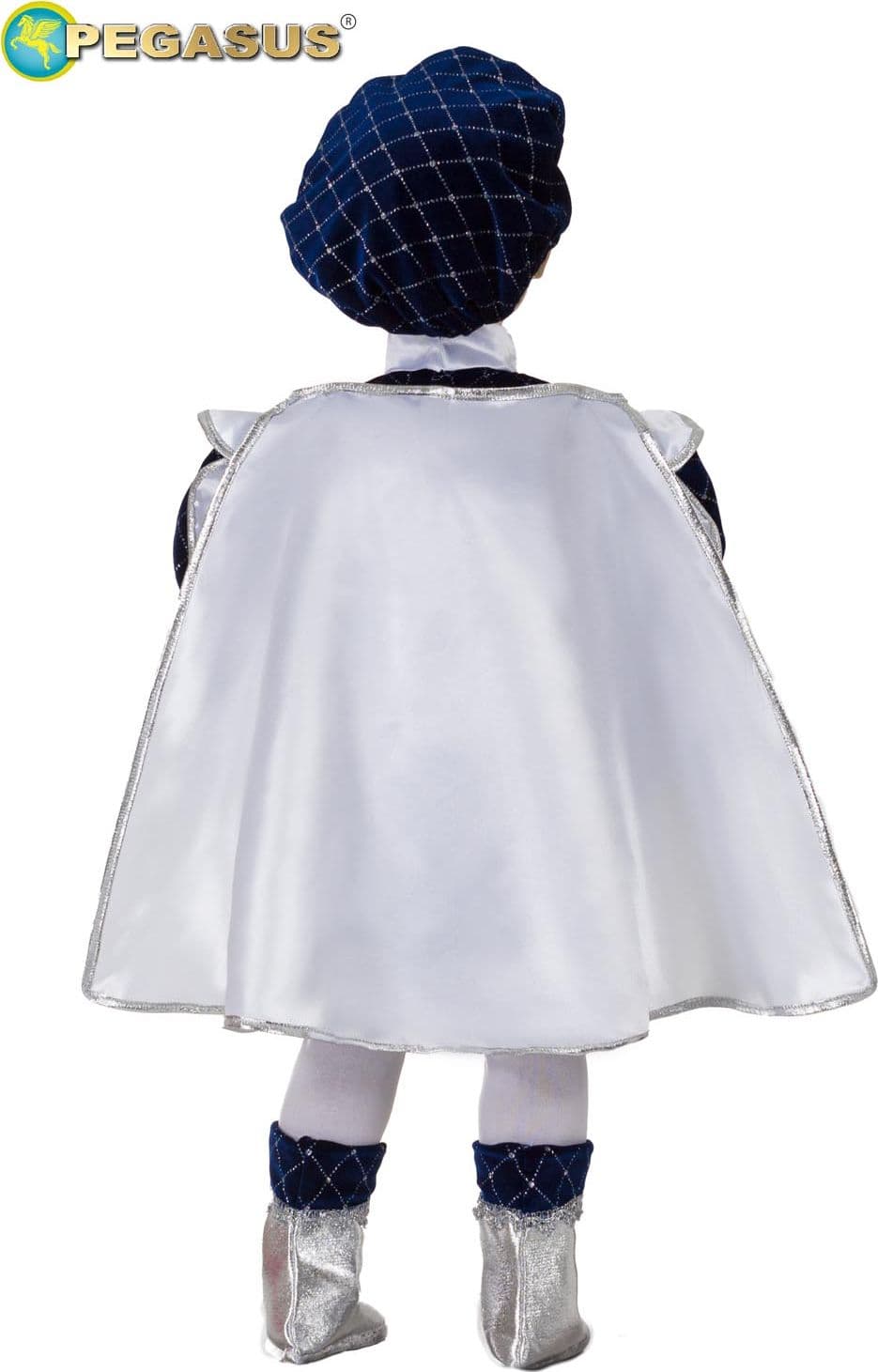COSTUME CARNEVALE DA PRINCIPE IN VELLUTO  BAMBINO 10 A 36 MESI - PEGASUS 2114 - 2