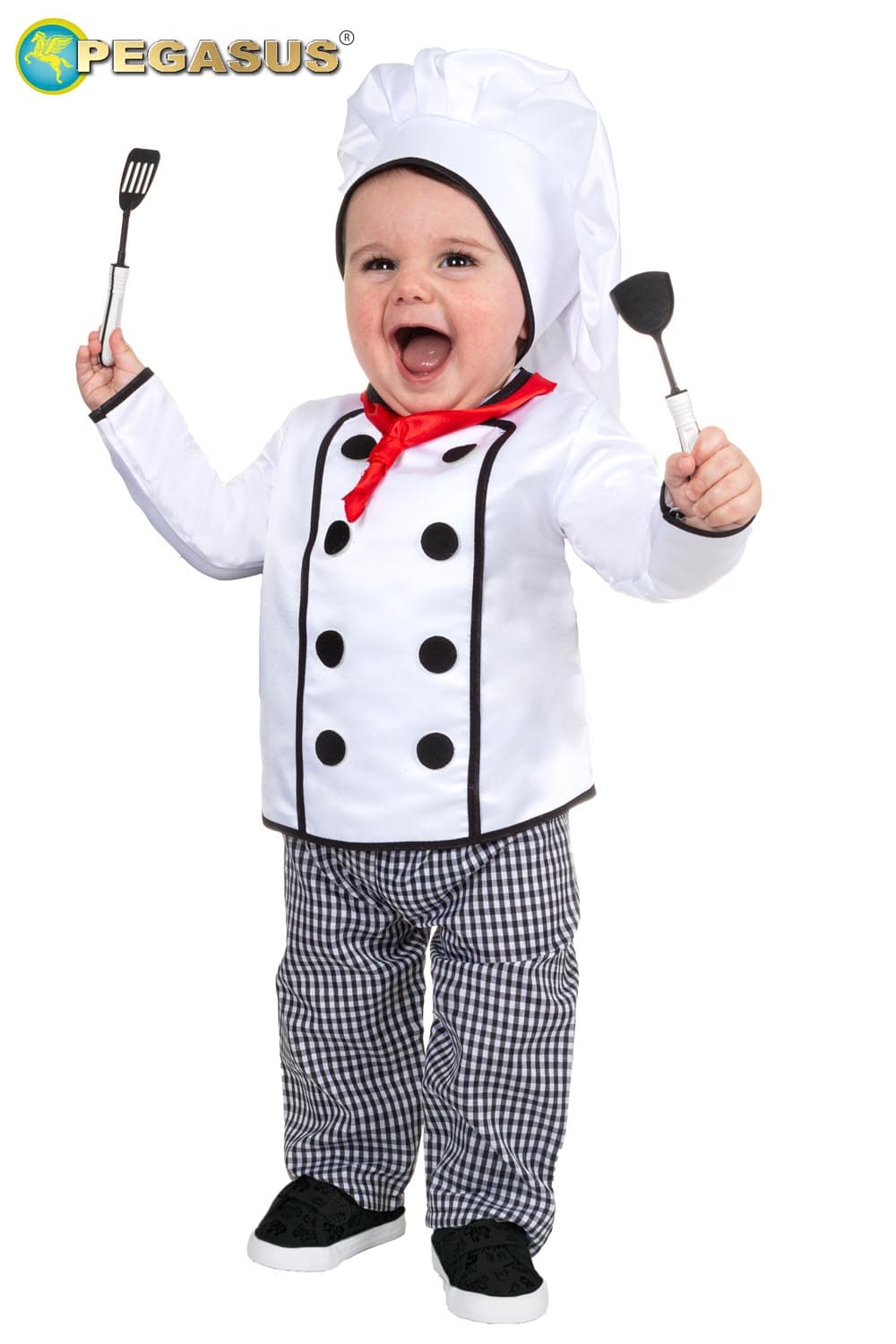 COSTUME CARNEVALE DA CUOCO  DA 10 A 36 MESI - PEGASUS 2045 - 6