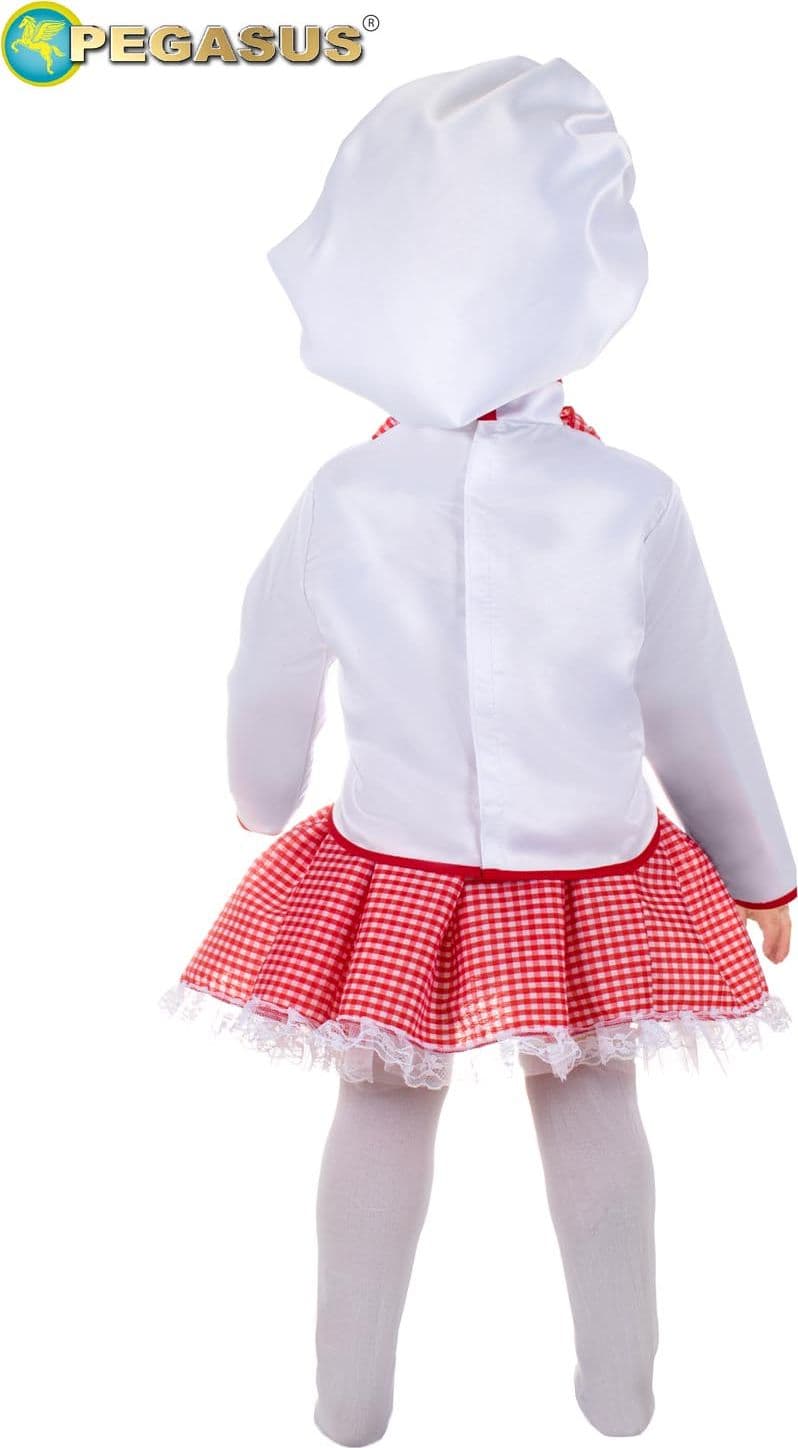 COSTUME CARNEVALE DA CUOCA BIMBA DA 10 A 36 MESI - PEGASUS 2046 - 2