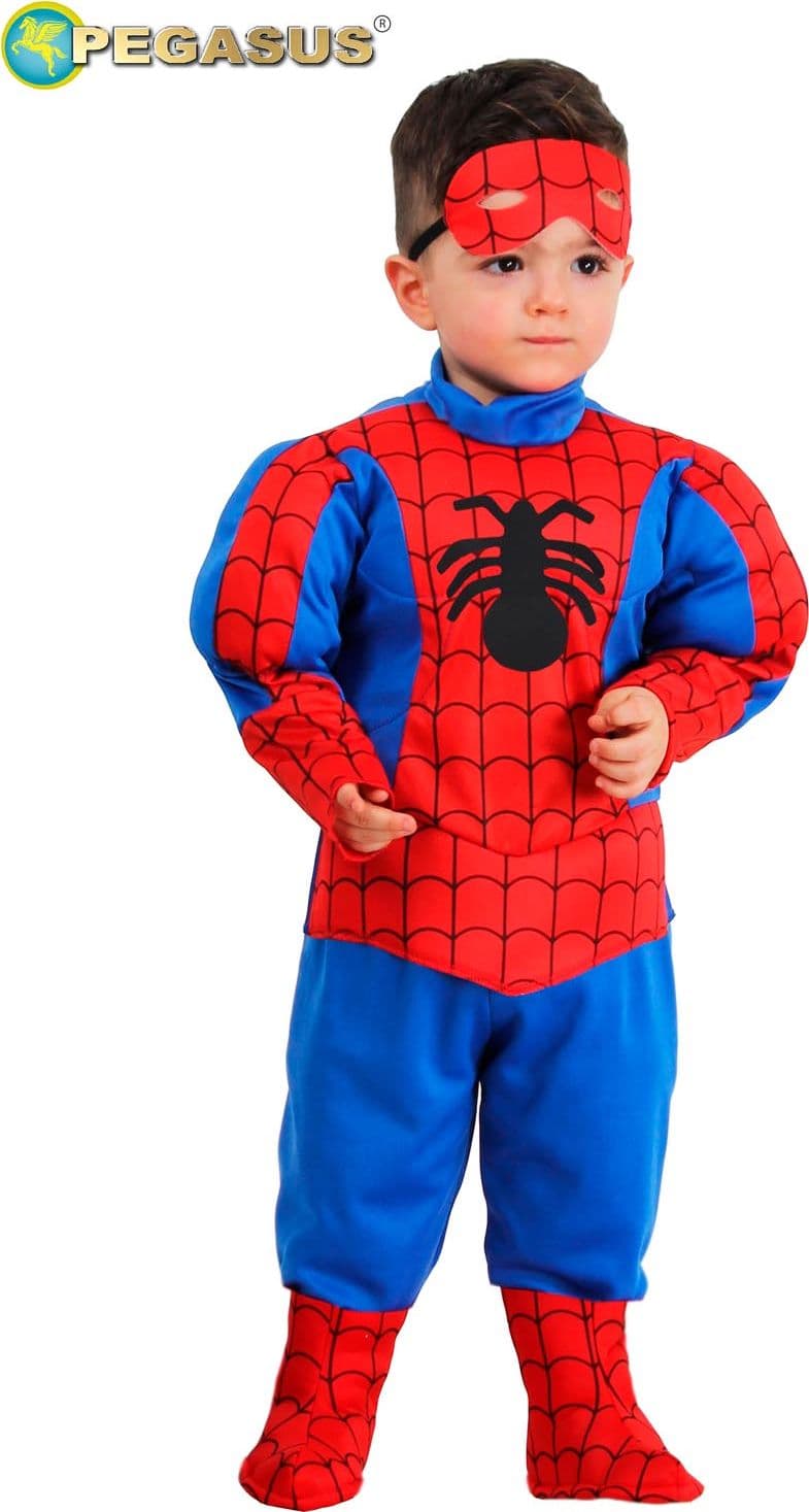 COSTUME CARNEVALE  RAGNO ROYAL CON MUSCOLI BIMBO DA 13 A 36 MESI - PEGASUS 2002 - 4