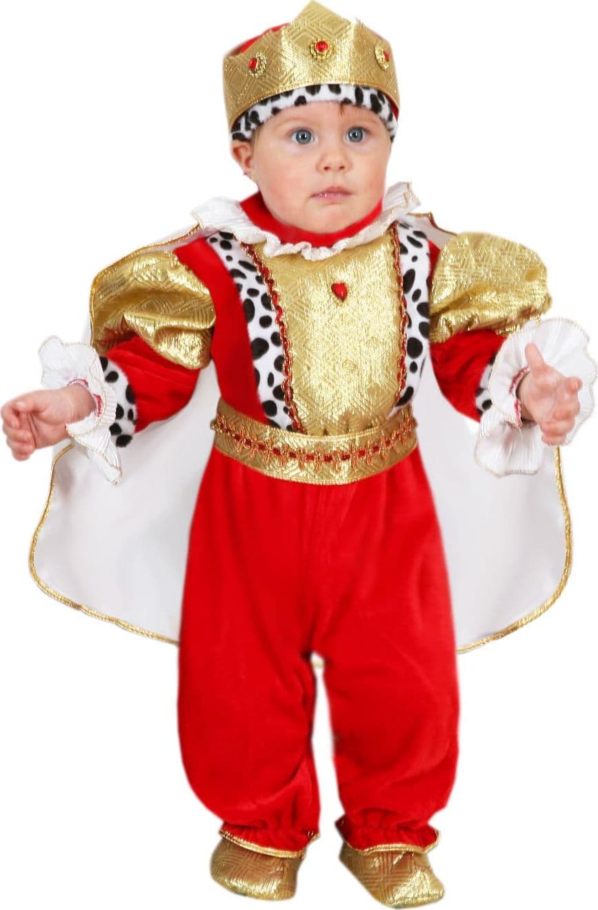 COSTUME CARNEVALE PICCOLO RE NEONATO DA 3 A 18 MESI- PEGASUS 5501 - 2