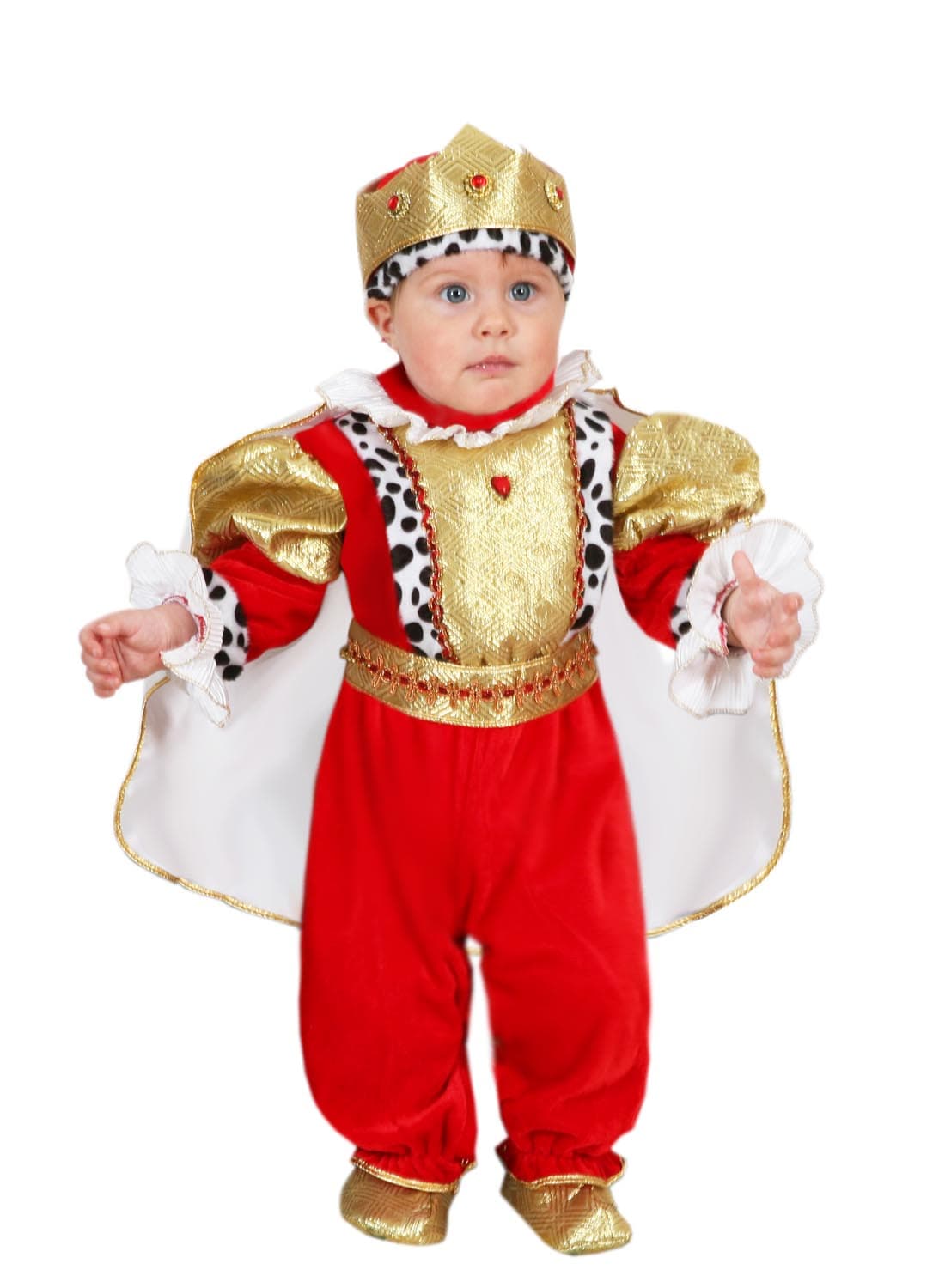 COSTUME CARNEVALE PICCOLO RE NEONATO DA 3 A 18 MESI- PEGASUS 5501 - 2