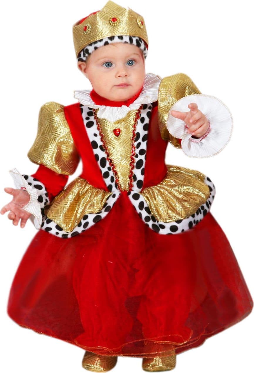 COSTUME CARNEVALE PICCOLA REGINA NEONATA  DA 3 A 18 MESI -PEGASUS 5511 - 3