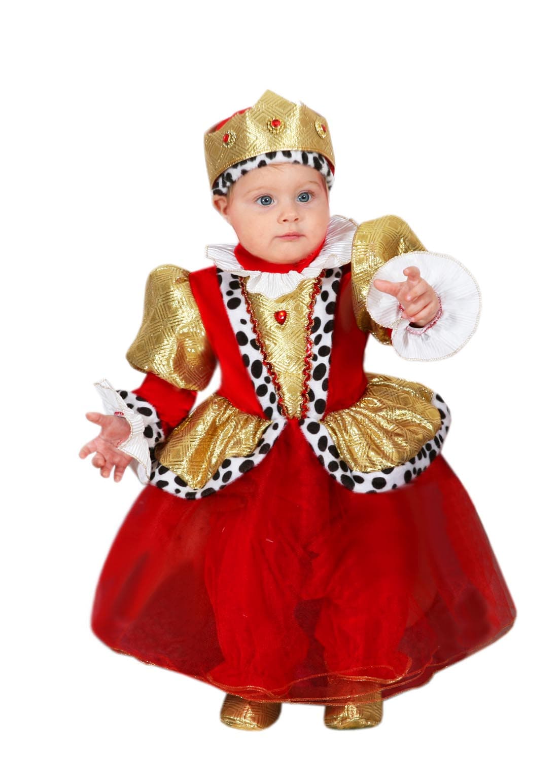 COSTUME CARNEVALE PICCOLA REGINA NEONATA  DA 3 A 18 MESI -PEGASUS 5511 - 3