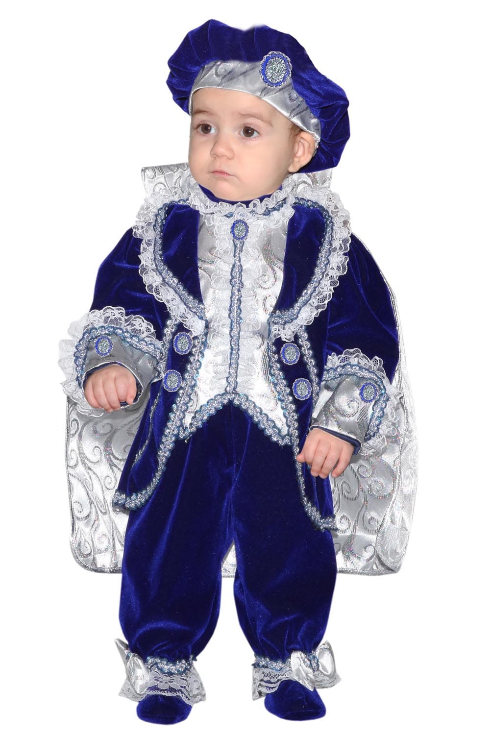 COSTUME  CARNEVALE MARCHESINO NEONATO DA 3 A 18 MESI - PEGASUS 5108 - 3