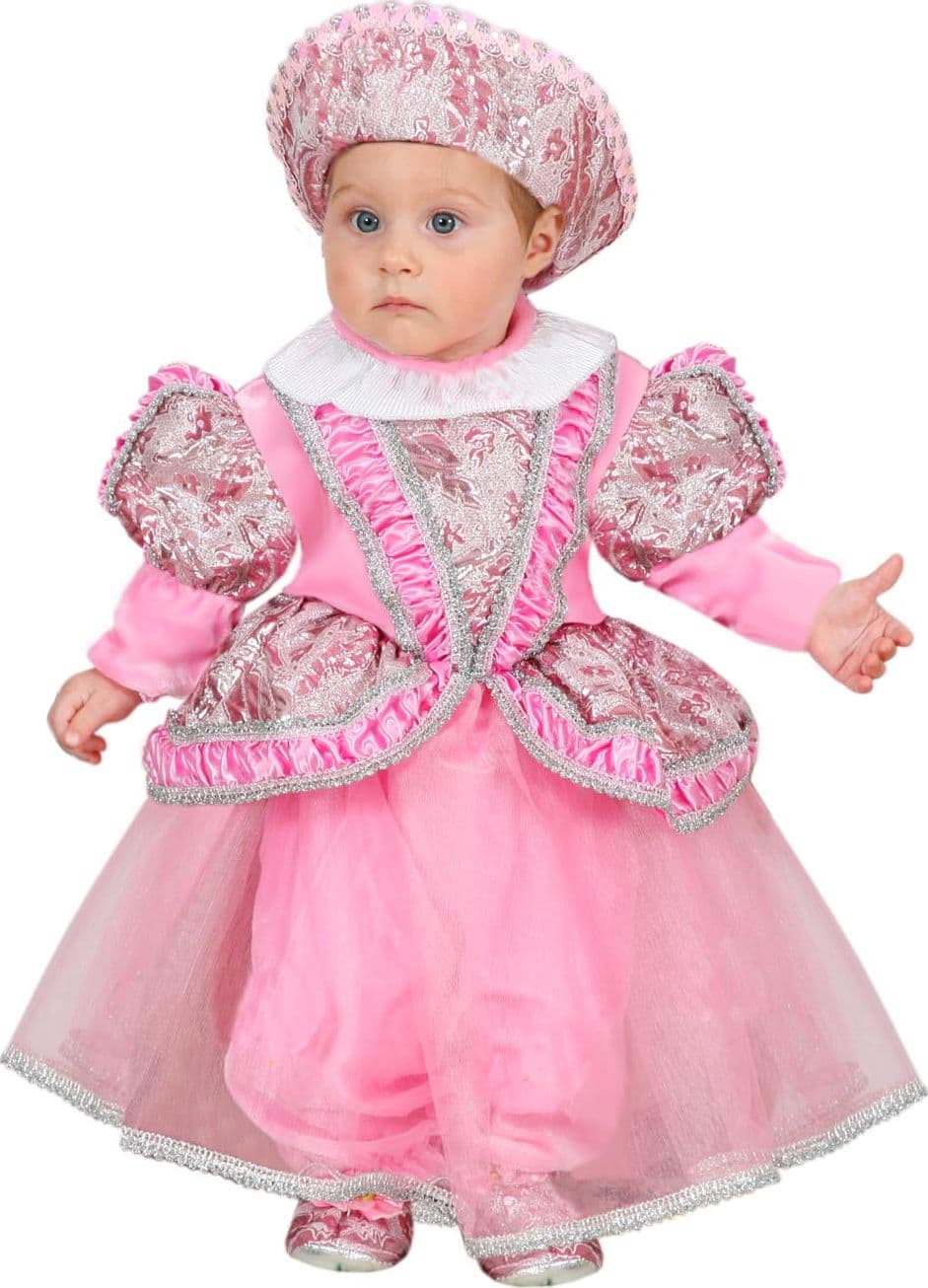 COSTUME CARNEVALE PRINCIPESSINA NEONATA DA 7 A 18 MESI - 3