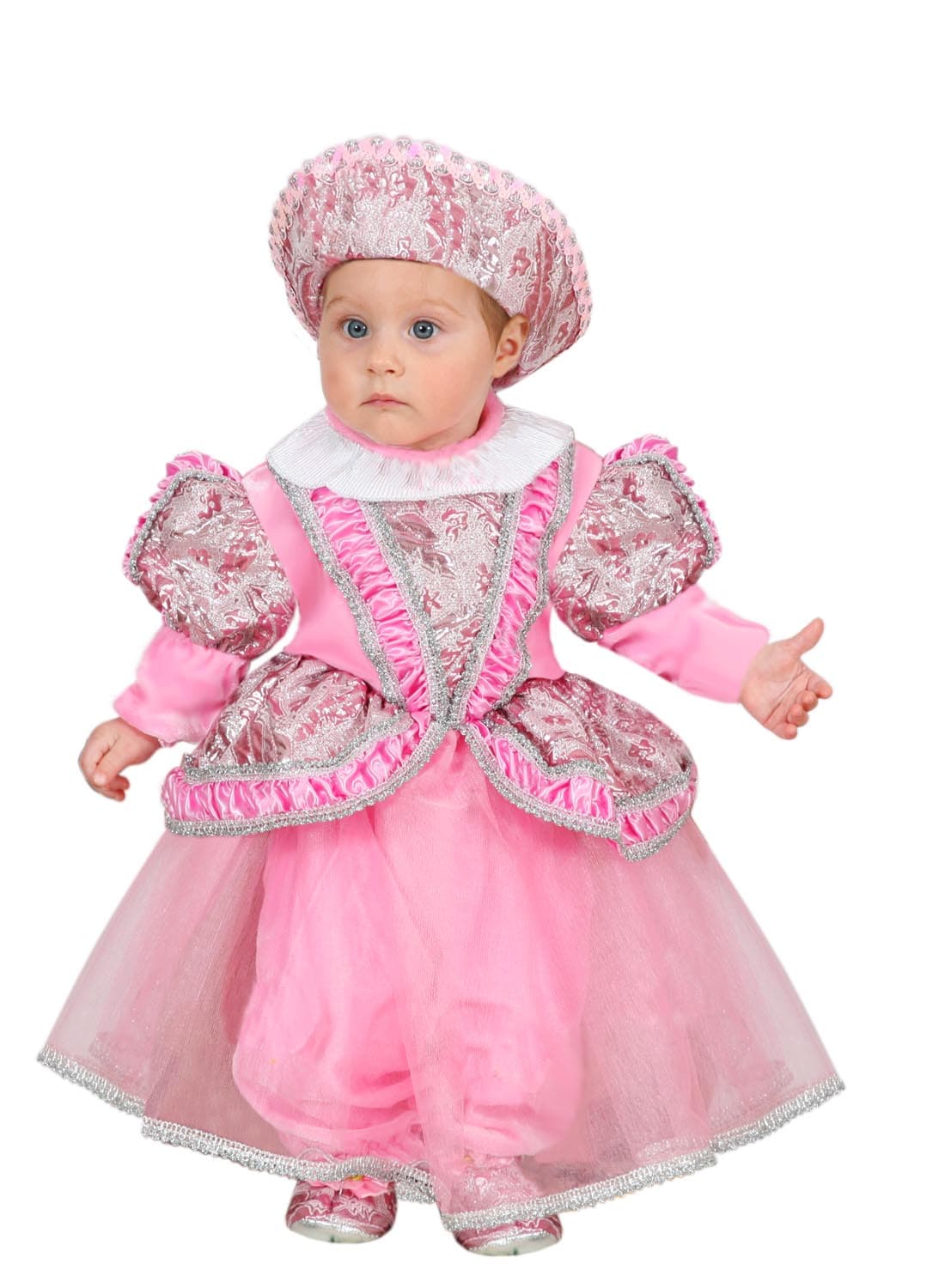 COSTUME CARNEVALE PRINCIPESSINA NEONATA DA 7 A 18 MESI - 3