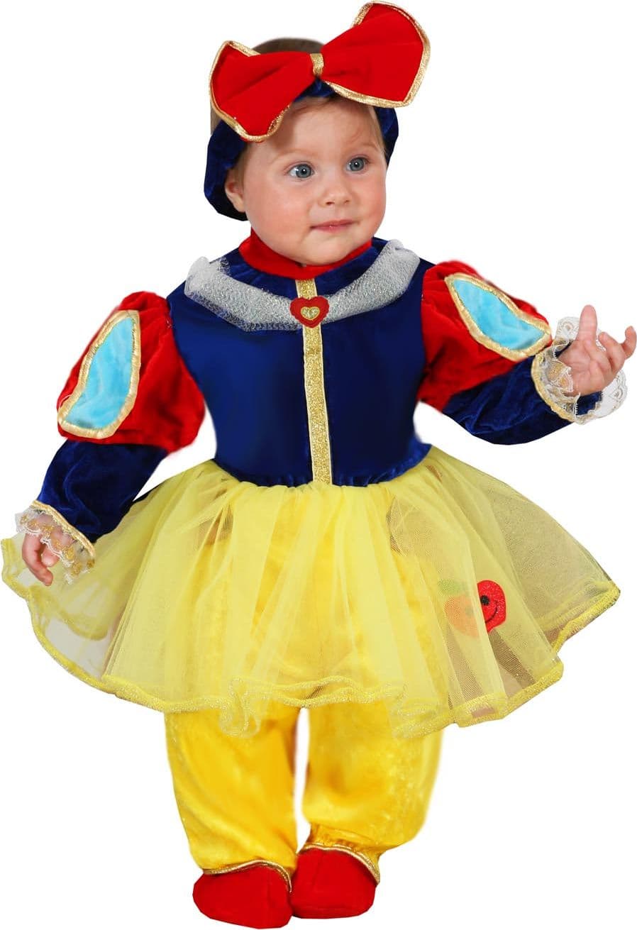 COSTUME CARNEVALE BIANCANEVE NEONATA DA 3 A 18 MESI - PEGASUS 5001 - 3