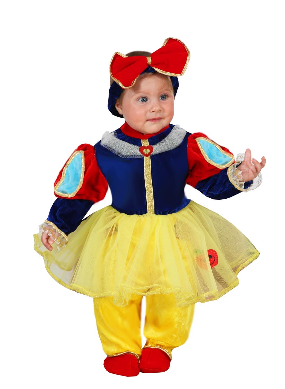 COSTUME CARNEVALE BIANCANEVE NEONATA DA 3 A 18 MESI - PEGASUS 5001 - 3