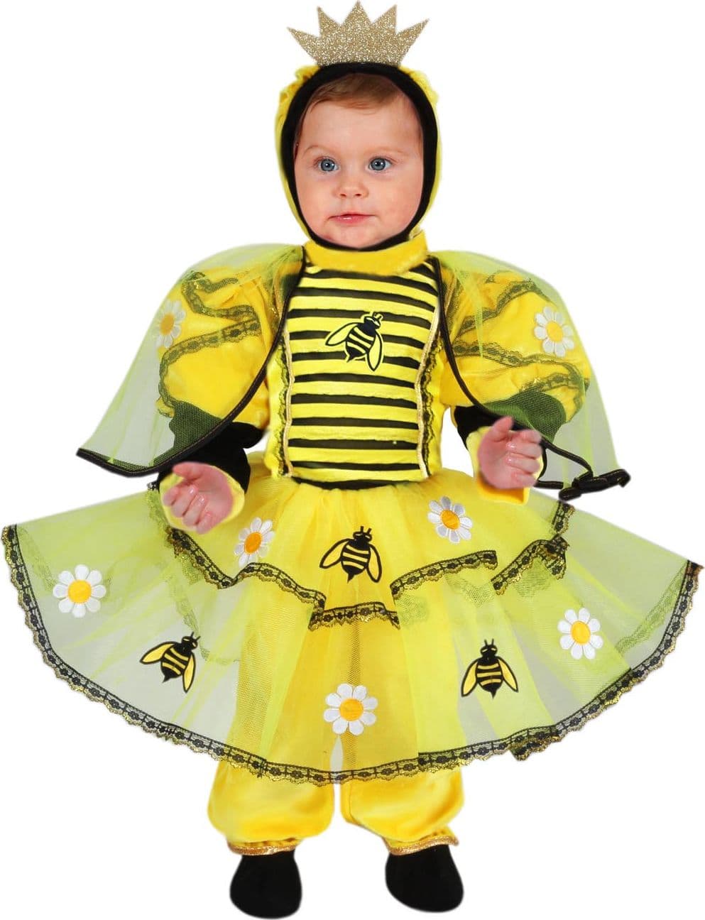 COSTUME CARNEVALE REGINA DELLE API NEONATA DA 3 A 18 MESI - PEGASUS 5086 - 3