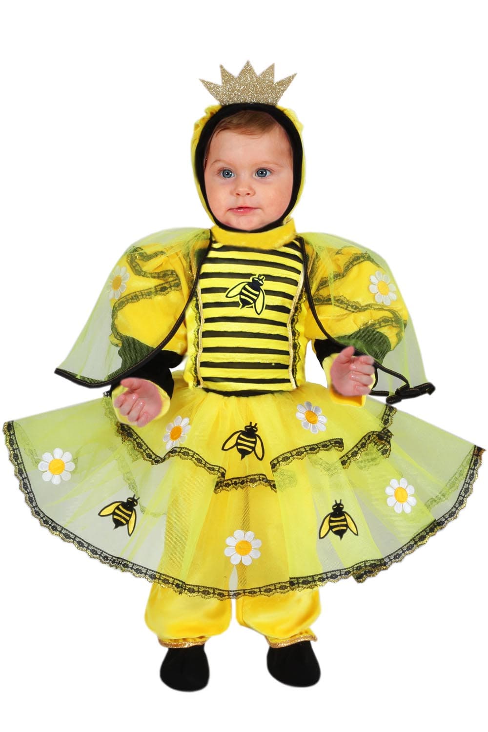 COSTUME CARNEVALE REGINA DELLE API NEONATA DA 3 A 18 MESI - PEGASUS 5086 - 3