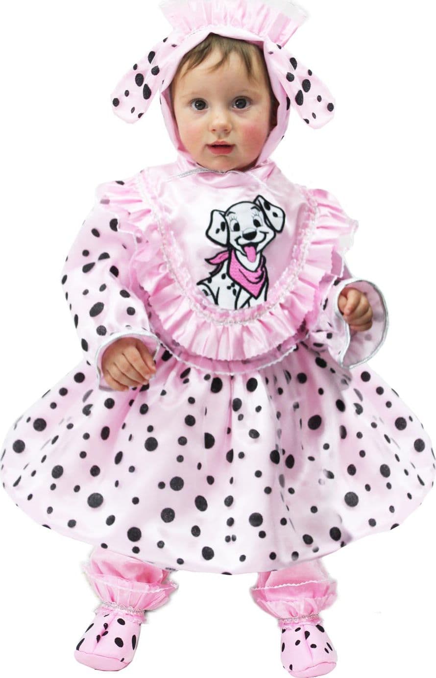 COSTUME CARNEVALE DALMATINA NEONATA DA 3 A 18 MESI - PEGASUS 5632 - 3