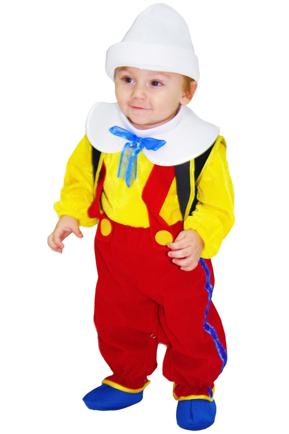 COSTUME CARNEVALE PINOCCHIO NEONATO DA 3 A 18 MESI - PEGASUS 5597 - 3