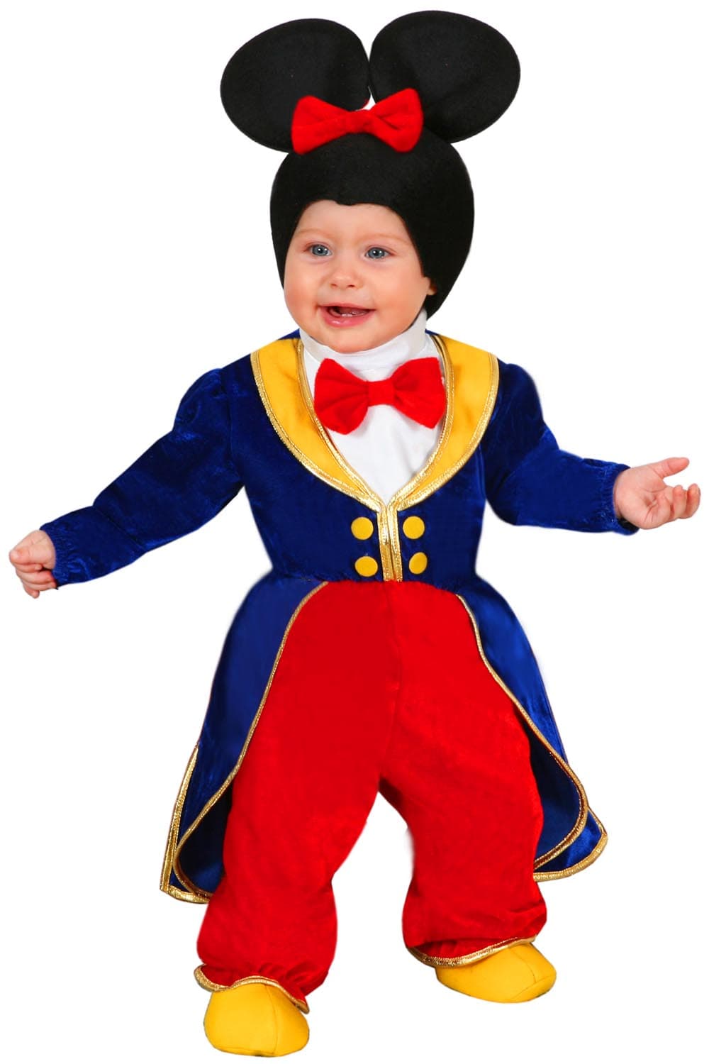 COSTUME CARNEVALE DA TOPOLETTO NEONATO DA 3 A 12 MESI - PEGASUS 5042 - 3
