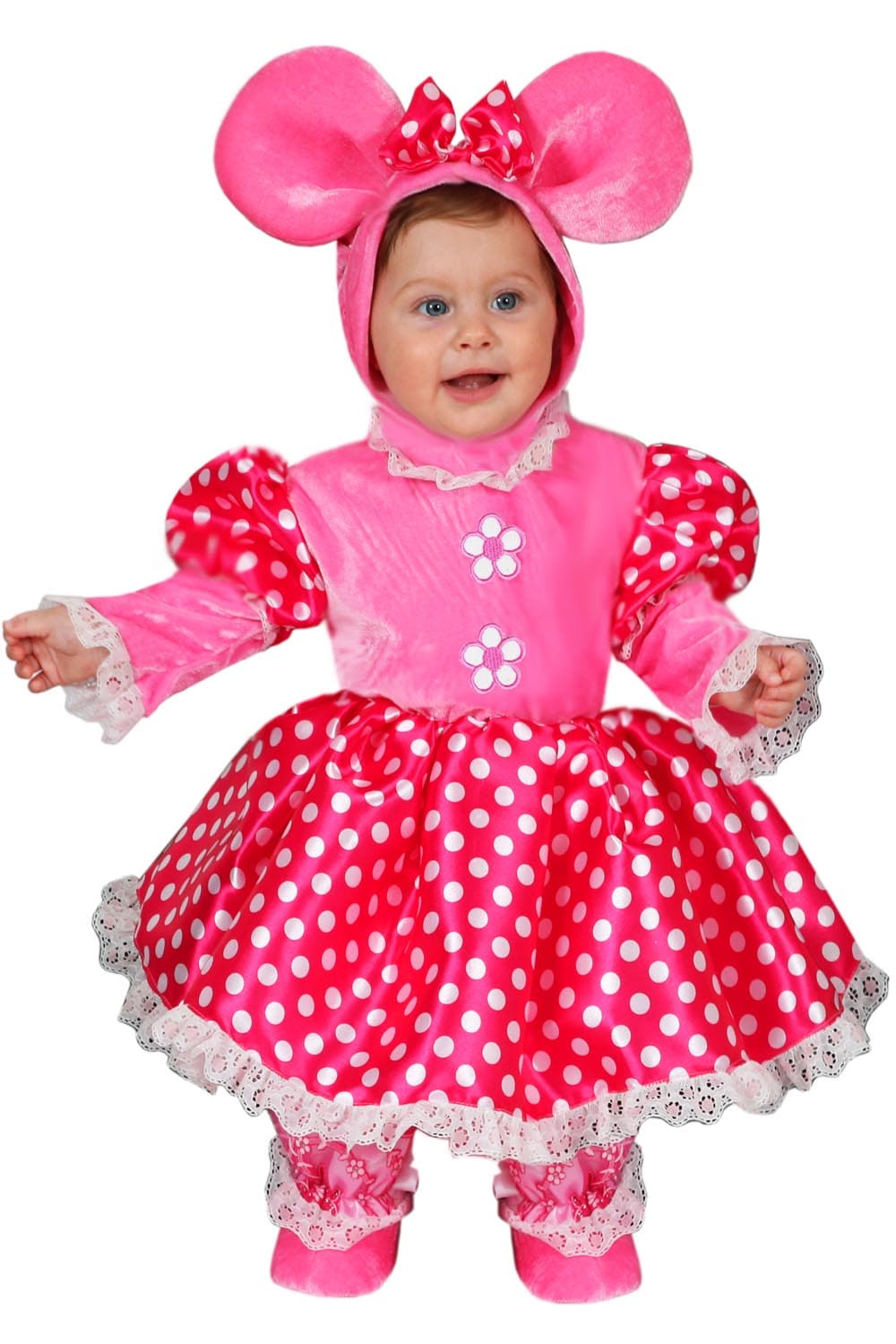 COSTUME CARNEVALE TOPOLINA SUPER STAR NEONATA DA 3 A 12 MESI - PEGASUS 5041 - 3