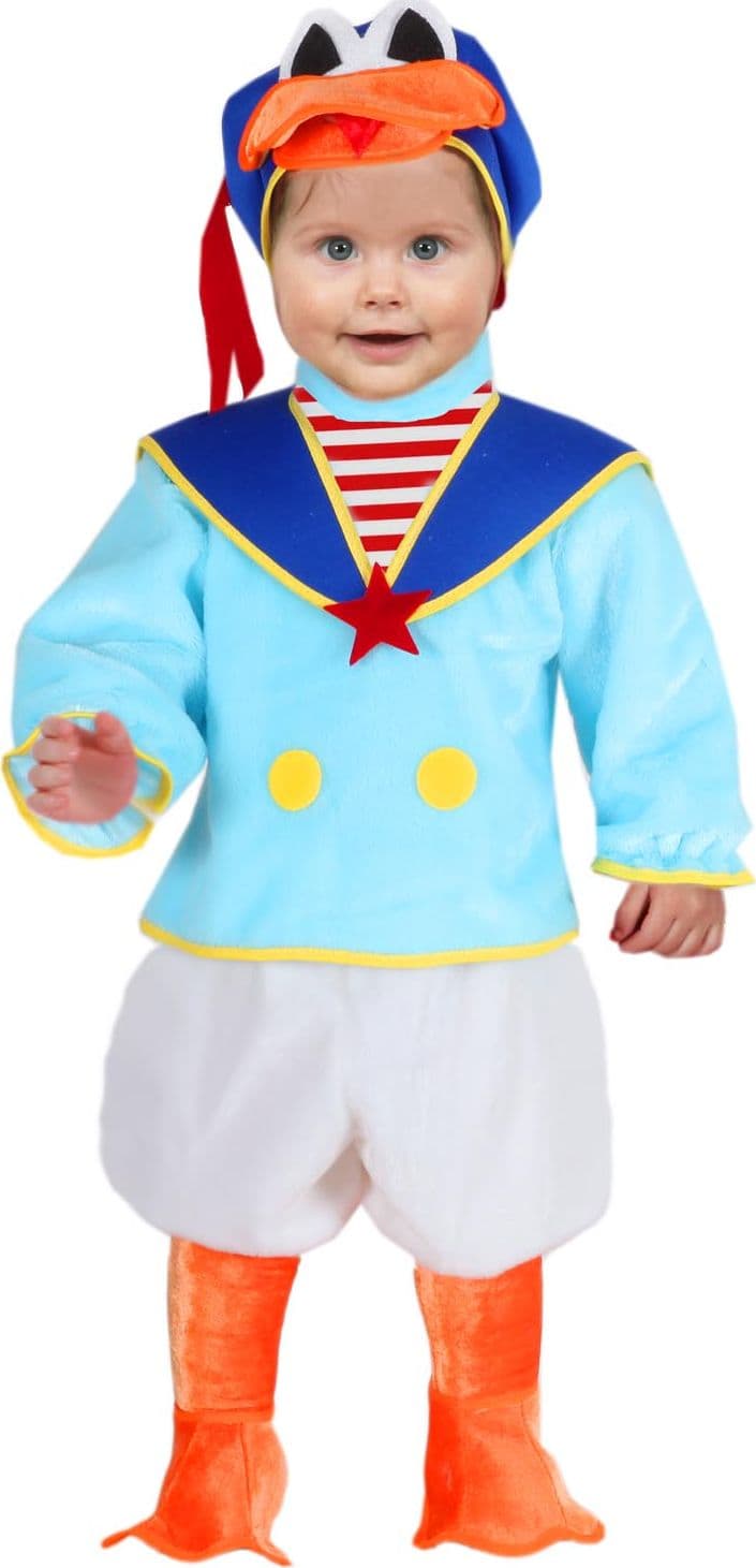 COSTUME CARNEVALE PAPERINO NEONATO DA 3 A 12 MESI - PEGASUS 5083 - 3