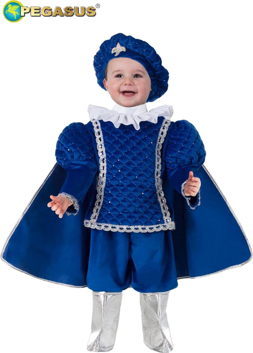 COSTUME CARNEVALE IMPERATORE LUSSO BIMBO DA 10 A 36 MESI - PEGASUS 2105 - 6
