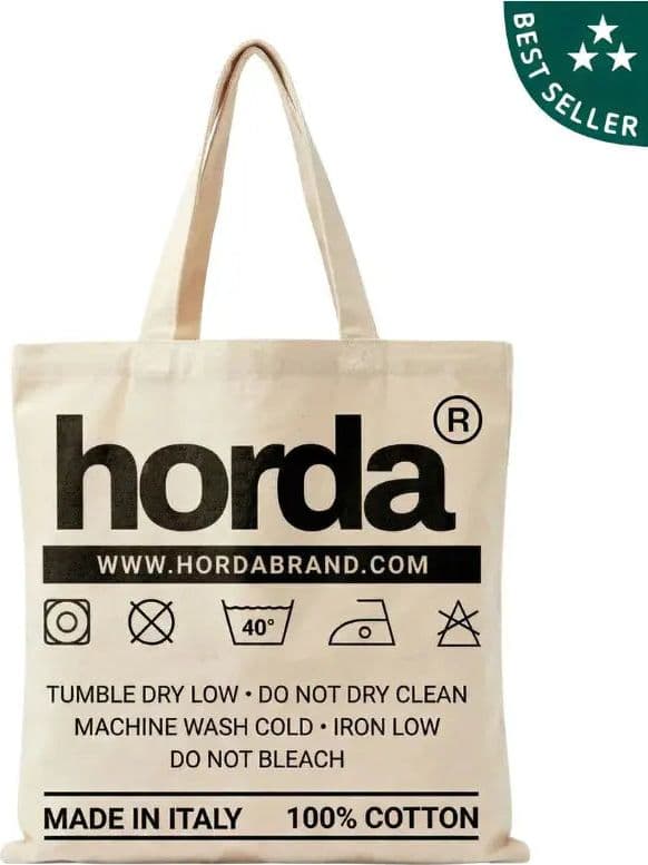 Horda Green Collection: Shopper Totale Cotone – Plastic-Free - 3