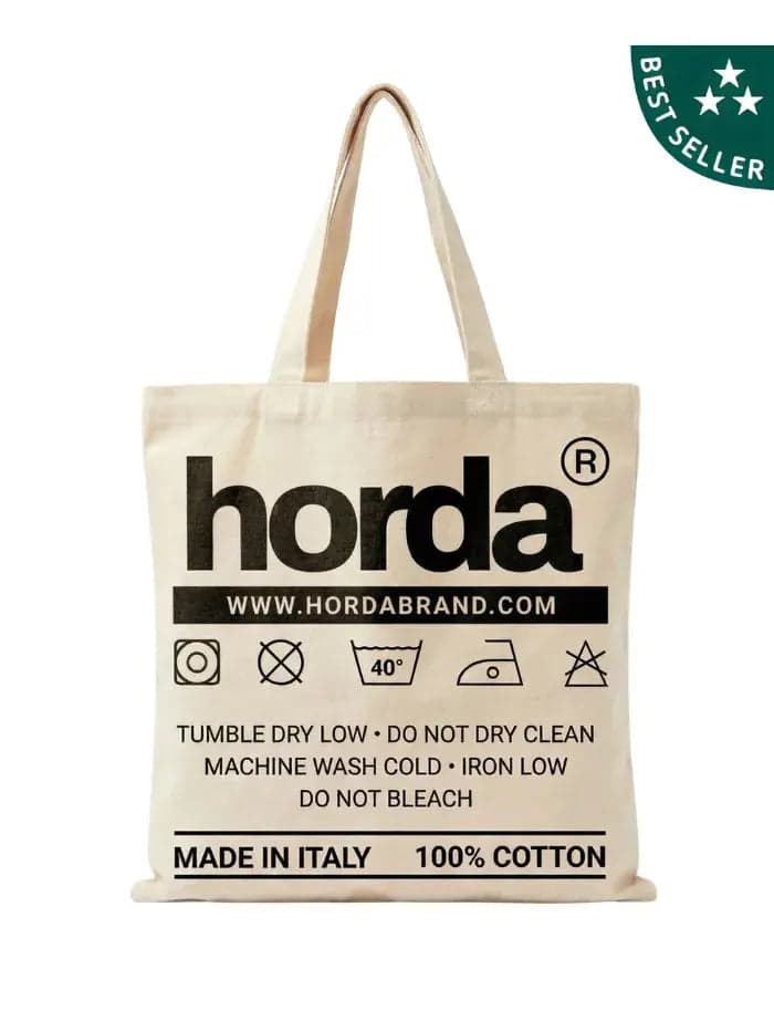Horda Green Collection: Shopper Totale Cotone – Plastic-Free - 3