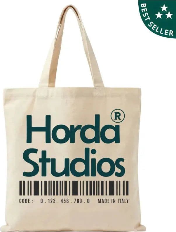 Horda Shopper Eco-Friendly in 100% Cotone Naturale - 3