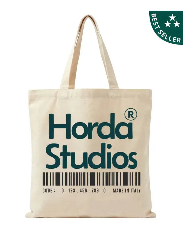 Horda Shopper Eco-Friendly in 100% Cotone Naturale - 3