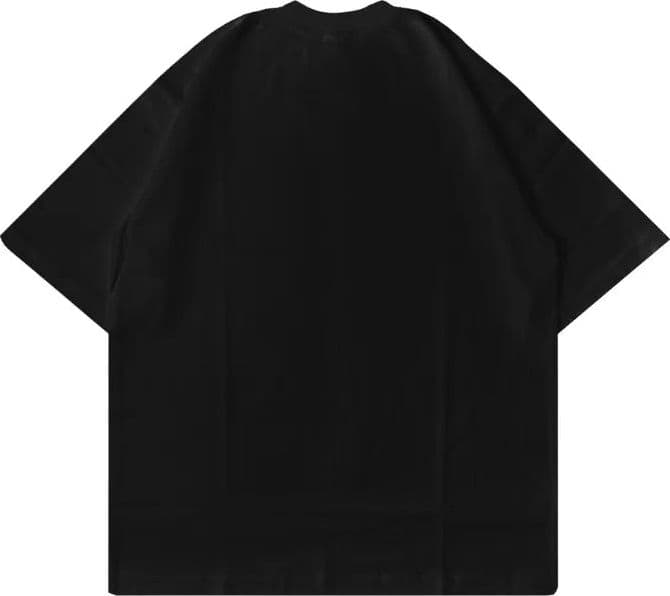 T-Shirt nera 220gr Oversize Cotone Made in Italy - Astro - 2