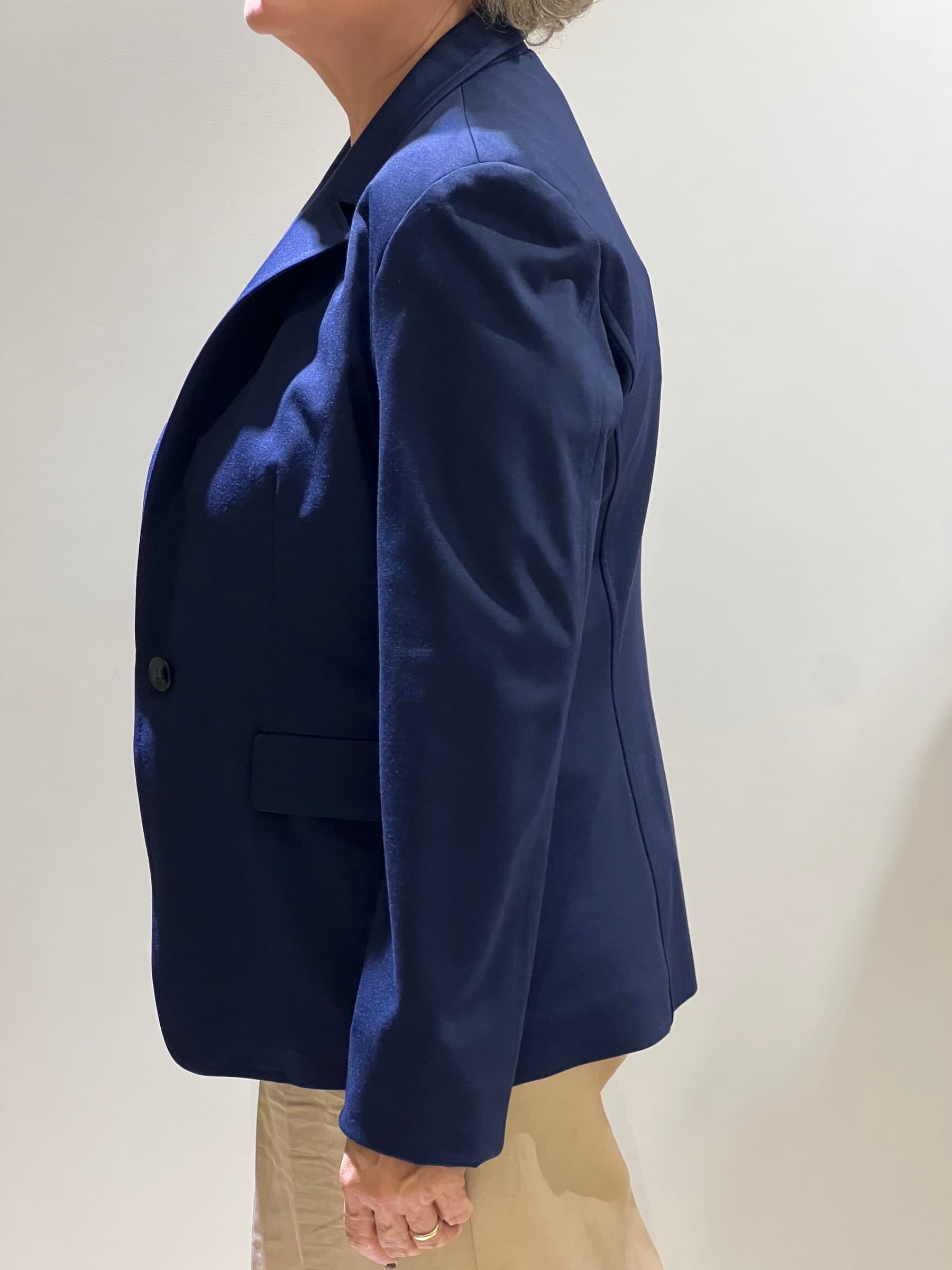Giacca in jersey blu Elba - 2