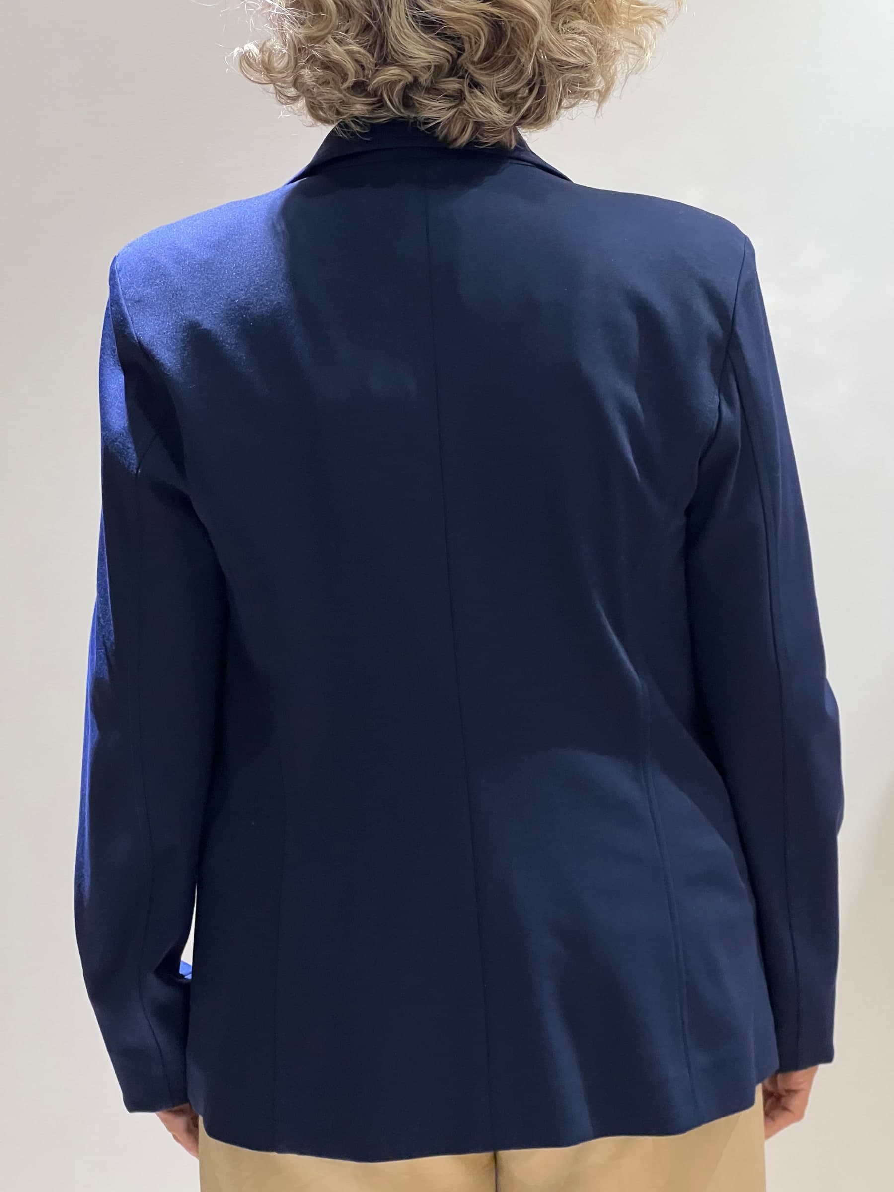 Giacca in jersey blu Elba - 3