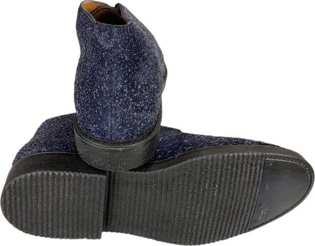 Scarpa uomo Doucal's - Stivaletto - Polacchini in pelle scamosciata - Fantasia - Colore Blu - 4