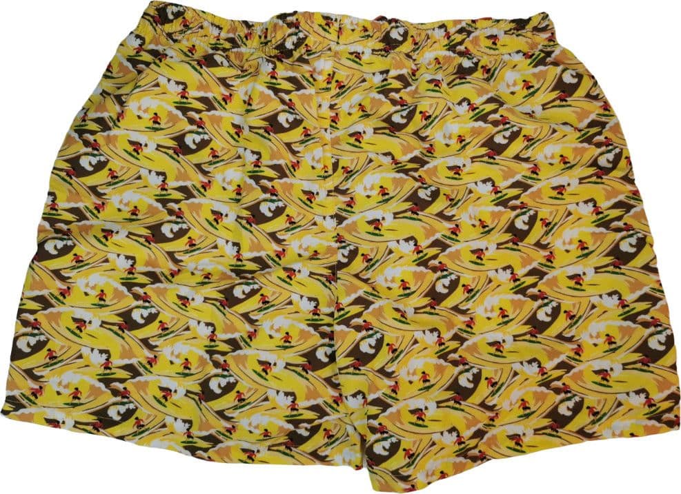 Boxer mare Uomo Gallo - fantasia serfista - colore giallo multicolor - 3