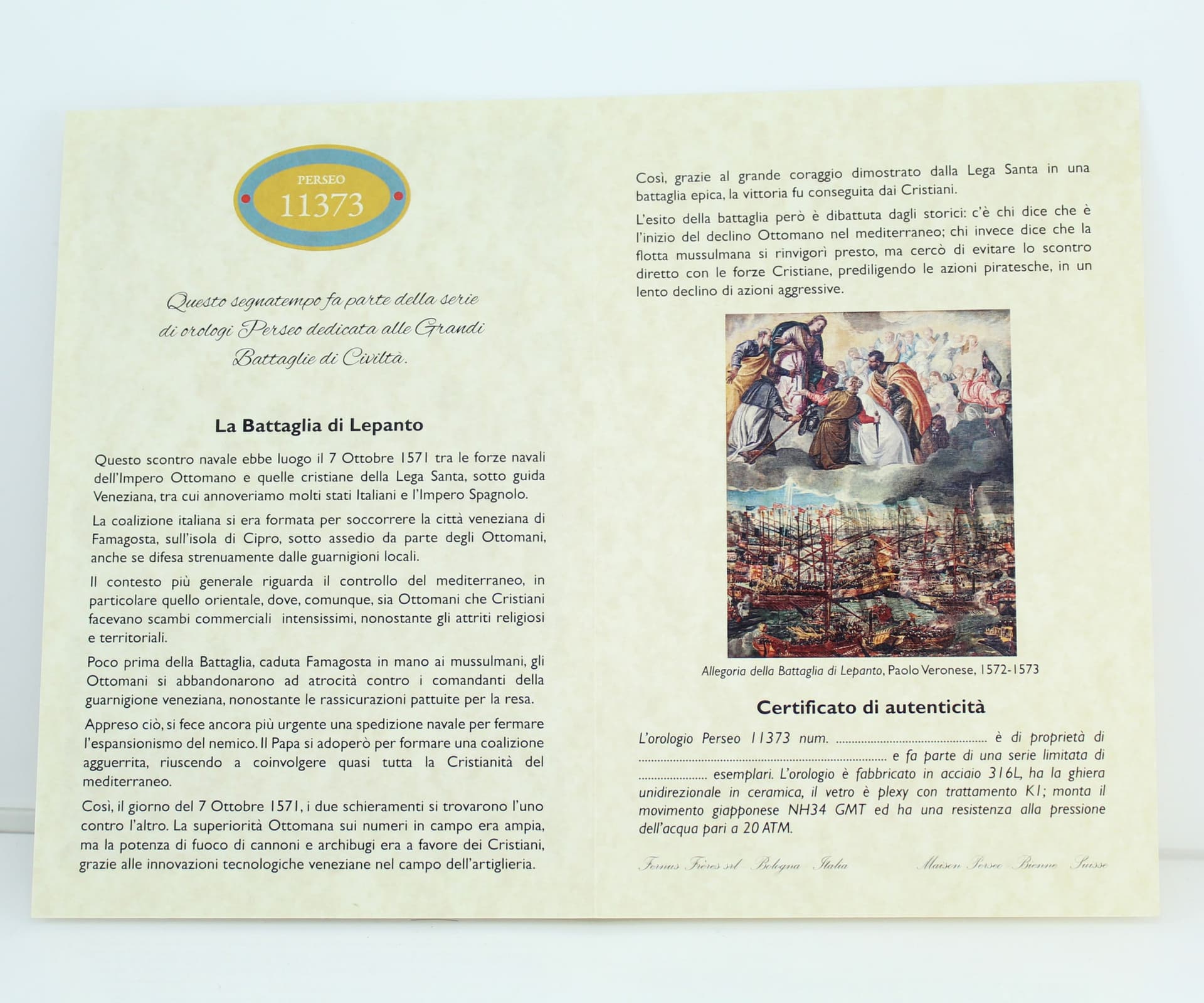 Perseo GMT Battaglia di Lepanto Verde - Serie Limitata - 7