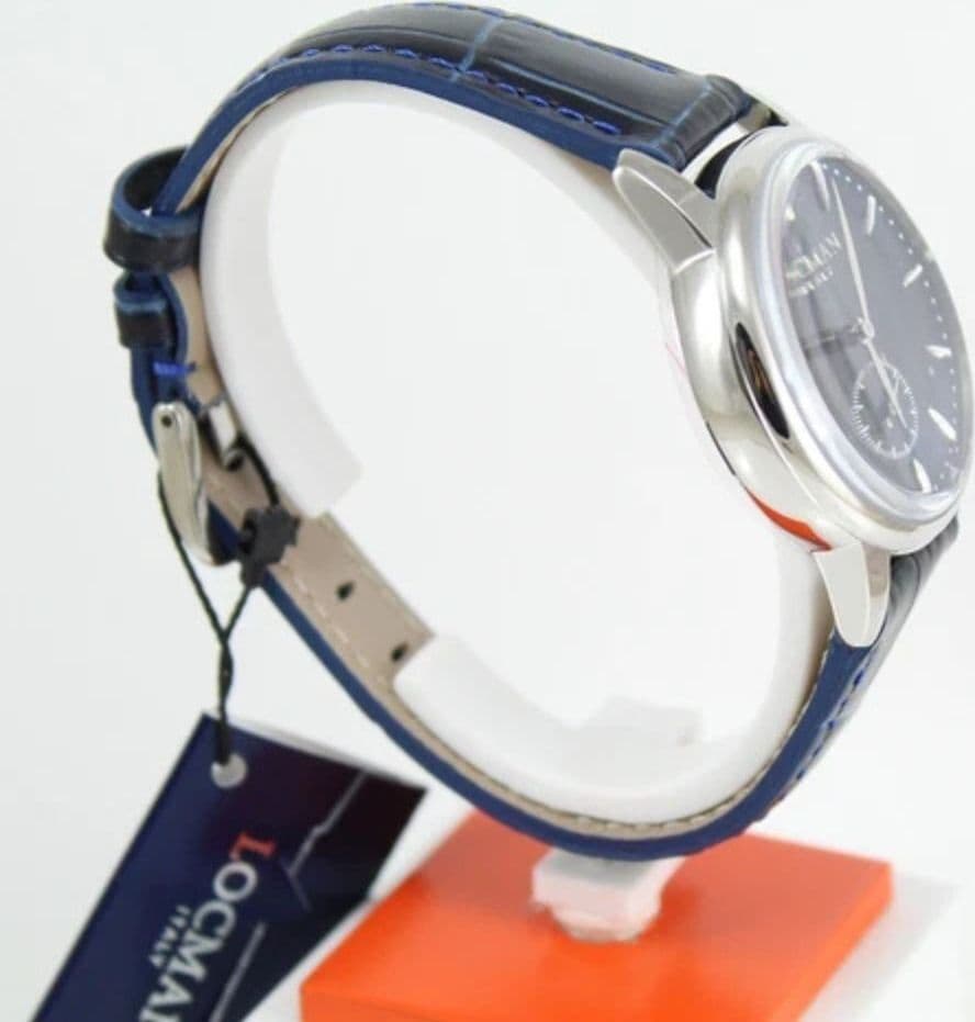 LOCMAN Orologio Uomo Collezione 1960 La Dolce Vita Blu 37mm - 4