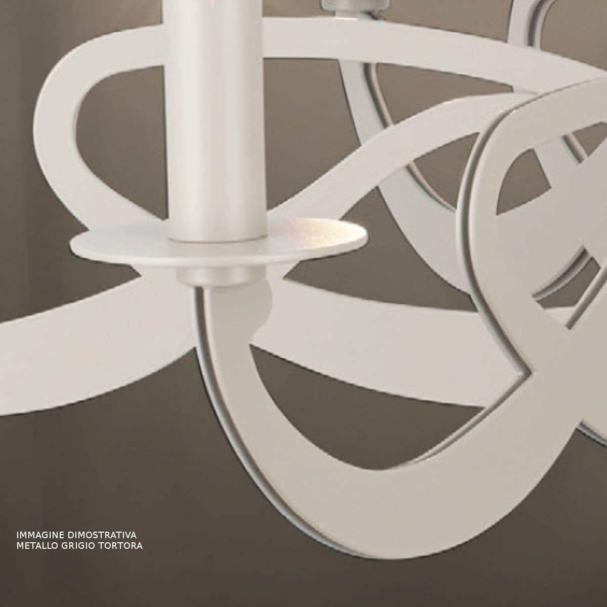 Applique classico LAM 2001 E14 LED metallo lampada parete - 5