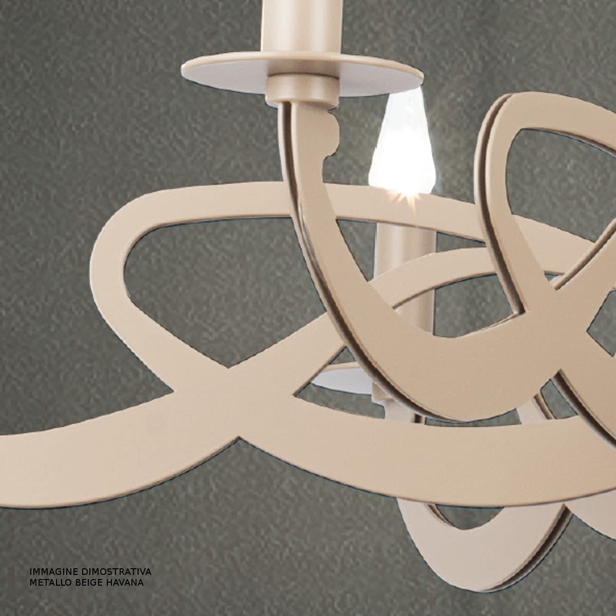 Applique classico LAM 2001 E14 LED metallo lampada parete - 6