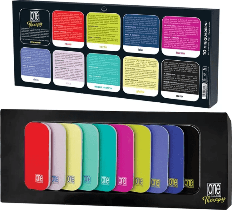 Blasetti - Set Quaderni mini One Color Therapy Gift Box 10pz - Carta da 80gr, interno con stampa a righe - 2